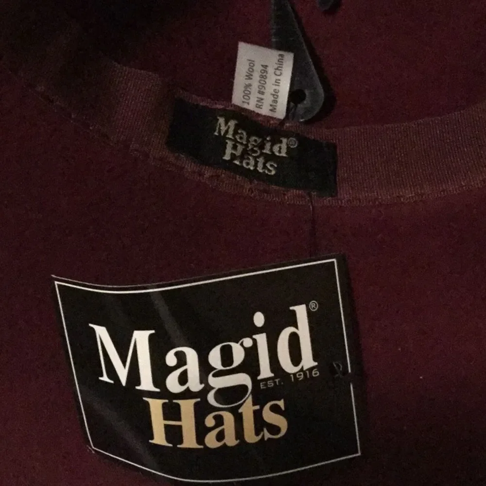 100% Wool purple hat - Picture 7 of 8